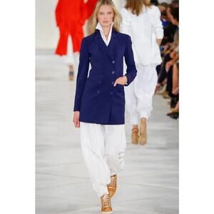 Ralph Lauren Collection Purple Label Wool Jacket Runway Blazer Double Breasted